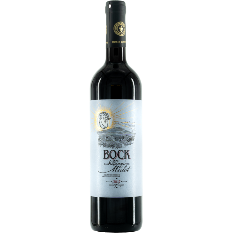 BOCK Villányi Merlot 2017 - červené suché víno 0,75L 14%